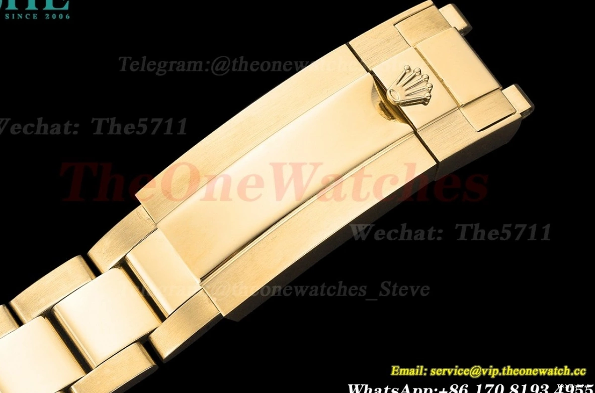 GDF A3836 Daytona 40mm Black Gold YG YG 0129